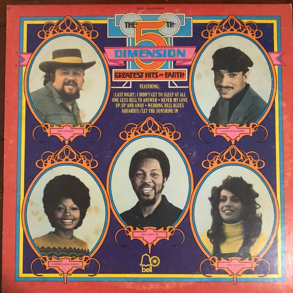 The 5th Dimension Greatest Hits On Earth Vinyl Lp '72 - Picture 1 of 7